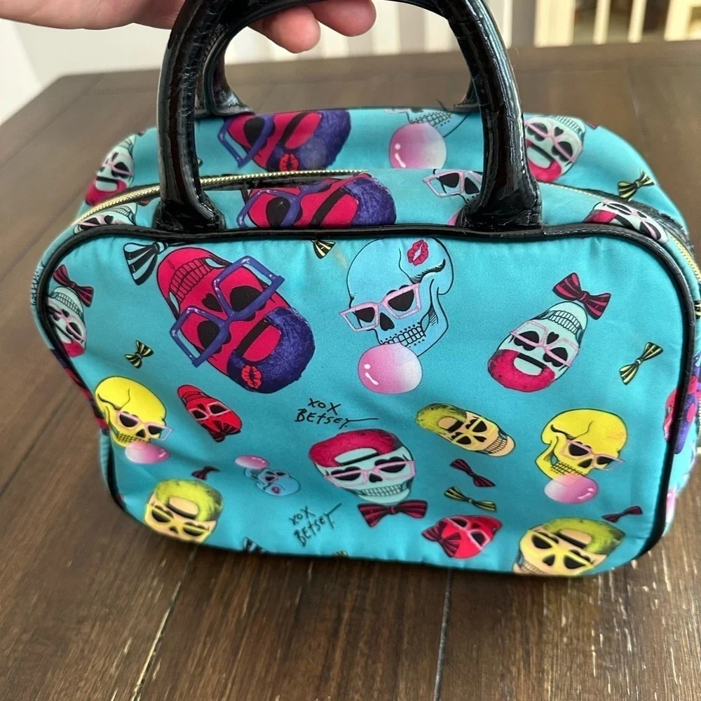 Betsy Johnson cosmetics bag